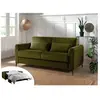LISA DESIGN Owen - canapé 3 places convertible - couchage quotidien - matelas 12 cm - en velours