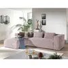 LISA DESIGN Stella - canapé d'angle - en velours côtelé - 4 places -style contemporain - gauche TU