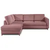 LISA DESIGN Brooke - canapé d'angle gauche - convertible - 5 places - en velours TU