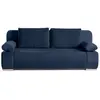 BESTMOBILIER Elio - Canapé 3 places convertible - Bleu marine