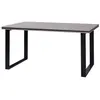 BESTMOBILIER Otis - table à manger - bois gris - 180 cm - style contemporain Couleur - Bois