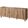 Come - buffet bas - bois - 200 cm - style contemporain - Best Mobilier