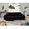 Lisa Design Garance - Canapé d'angle réversible 4 places - Noir