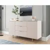 BESTMOBILIER Monica - buffet - beige - 150 cm - Beige