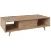BESTMOBILIER Diego - table basse - bois - 120 cm - Bois
