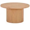 LISA DESIGN Oliva - table basse ronde - bois - 80 cm - Bois