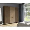 BESTMOBILIER Portmore - armoire - bois - 185x192 cm - Bois
