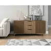 BESTMOBILIER Portmore - buffet bas - bois - 150 cm - Bois