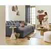 LISA DESIGN Collins - canapé droit 4 places avec double méridienne - assise