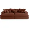 LISA DESIGN Collins - canapé droit 4 places avec double méridienne - assise