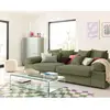 Lisa Design Aspen - canapé 3 places - assise profonde - velours côtelé - Vert
