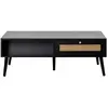 BESTMOBILIER Goto - table basse - noir - 110 cm - Noir