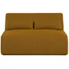 Onyx - canapé droit 2 places - en tissu mailles 3D - Lisa Design