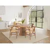 LISA DESIGN Freya - table à manger ronde extensible - bois - 4 à 8 personnes - Bois