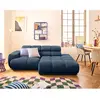 Lisa Design Matera - Droit 3 places - Bleu