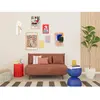 Bestmobilier Lumi - Banquette convertible clic-clac 2 places en velours côtelé