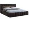 Bestmobilier Cleo - lit coffre - 180x200 cm - sommier inclus - en velours
