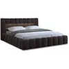 Bestmobilier Cleo - lit coffre - 140x200 cm - sommier inclus - en velours
