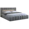 Bestmobilier Cleo - lit coffre - 180x200 cm - sommier inclus - en velours
