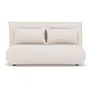 Bestmobilier Candice - Banquette 2 places convertible clic-clac en velours côtelé