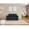 Bestmobilier Ernest - Canapé droit 2 places convertible en velours côtelé