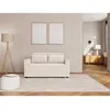 Bestmobilier Ernest - Canapé droit 2 places convertible en velours côtelé
