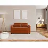 Bestmobilier Ernest - Canapé droit 2 places convertible en velours côtelé
