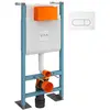 Bâti-support V-Fix Core auto-portant + Plaque Root Round Blanche