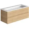 Meuble vasque 120 cm Cosmo chêne cachemire Burgbad