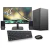 MARQUEL Pc de bureau Tour + écran 22" - AMD Ryzen 5 4600G 3,7 Ghz - S...