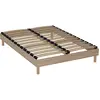 Maison Aubertin SOMMIER KIT Bois Couleur Naturelle 160x200 CM