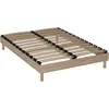 MAISON AUBERTIN Sommier à lattes en kit- Bois - Couleur naturelle 140x200 cm