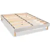 Bellecour Hypsom - Sommier en bois Capitole gris clair - 160x200 cm 160x200 cm