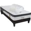 Bellecour Pack Tivoli 90x190 Cm Matelas Mémoire De Forme + Sommier + Accessoires