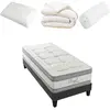 Hypsom - Lot ROYAL 5* 90x190 | Matelas, Sommier, Accessoires