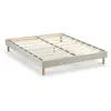 Sommier à lattes en bois Lino 140x190 cm Coloris Beige Livré en kit