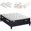 Bellecour - Pack prêt-à-dormir Privilège blanc/gris - 140x190 cm 140x190 cm