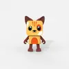 MOB Dancing Animals Chat - Enceinte sans fil Bluetooth - Beige