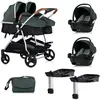 MONMOBILIERDESIGN Duo smart poussette jumeaux ou enfants rapprochés la...
