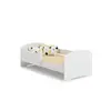 KOBI Lit enfant sam - 160x80cm - avec matelas LUK BAR 160x80