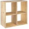 Europe & Nature - Etagère pin massif - Germain 2X2