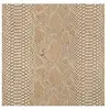 Simili-cuir effet peau de reptile Comodo(...) - Crotale Marron