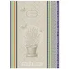 Torchon coton jacquard thym 50x70(...) -
