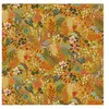 Tissu 100% coton Zanzibar Animaux exotiques vendu au mètre - Safran Or...