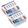TONERMEDIA - x12 Cartouches Canon PGI 580 XXL CLI 581 XXL 10 + 2 Grise...