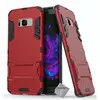 Htdmobiles Coque rigide anti choc pour Samsung G955F Galaxy S8 Plus + film ecran - ROUGE