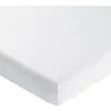 Becquet Drap housse lin lavé LAUREAT blanc