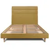 Prestige Literie Lit avec tête de lit lignes tissu et sommier kit  - Lit en bois massif