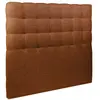 Sommeil de plomb Tete de lit Capitonnée Bouclette Terracotta L 140 cm - Ep 10 cm rembourré