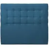Tete de lit Capitonnée Velours Bleu - Ep 10 cm rembourré Prestige Literie